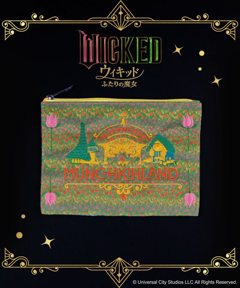 Casselini(キャセリーニ) 【WICKED× Casselini】刺繍ポーチ