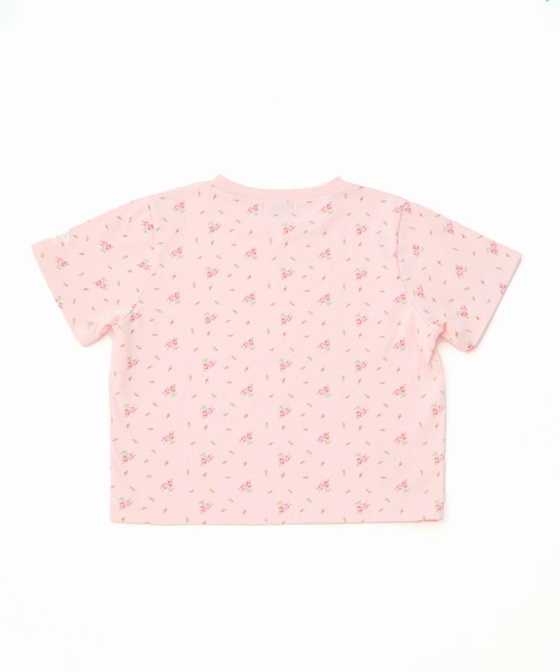 tシャツ 「UMBRO × Casselini」 花柄ロゴTシャツ レディース Casselini(キャセリーニ)【UMBRO × Casselini】花柄ロゴTシャツ