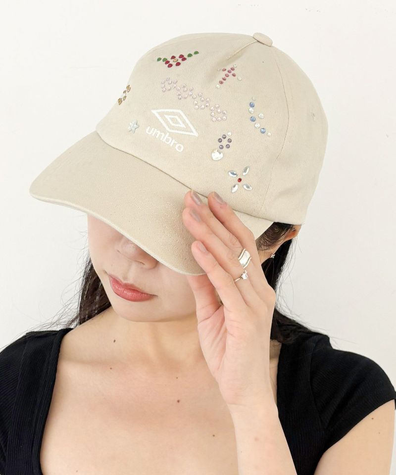 UMBRO キャセリーニ キャップ Casselini(キャセリーニ)【UMBRO × Casselini】ストーンCAP