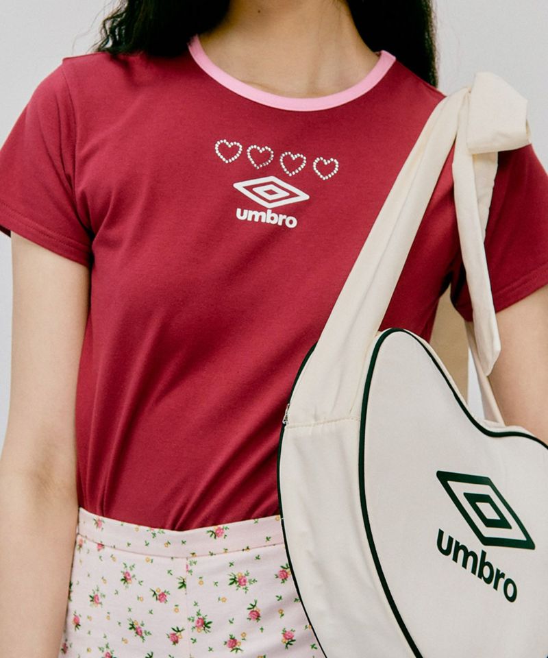Casselini(キャセリーニ)【UMBRO × Casselini】ラインストーンT