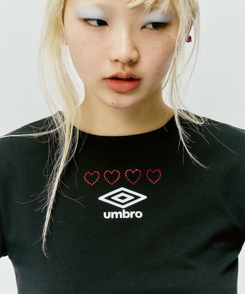 Casselini(キャセリーニ)【UMBRO × Casselini】ラインストーンT