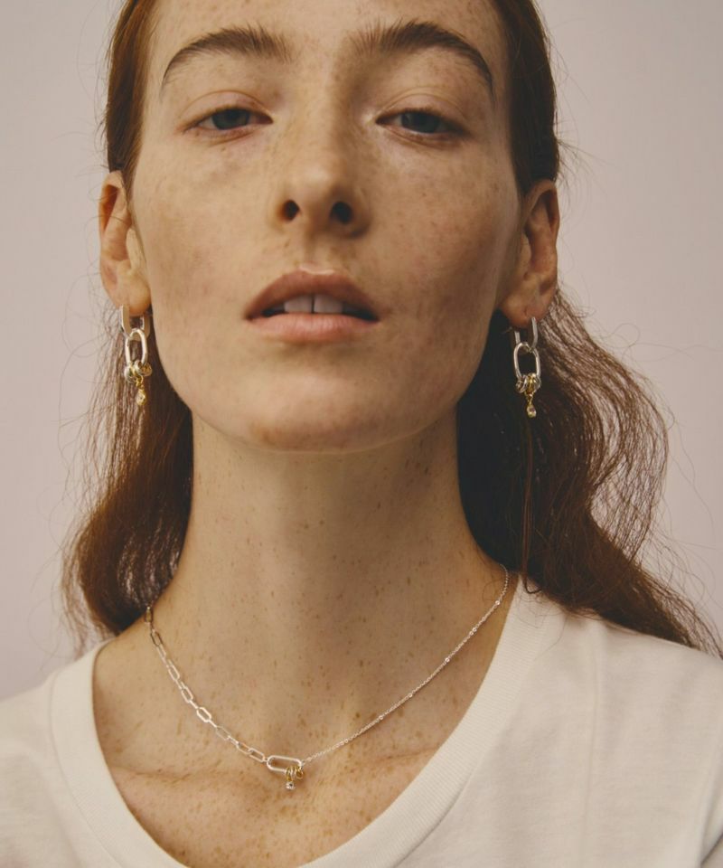 追加生産】[LAPUIS]Bijou coil necklace＜6月中旬発送予定