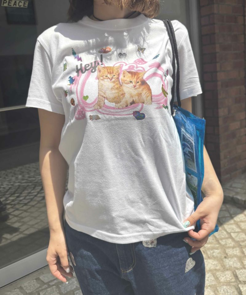tシャツ HEY! Mrs ROSE(ヘイ！ミセスローズ)「Ray! Mrs ROSE」ちびTシャツ レディース CASSELINI｜HEY! Mrs ROSE(ヘイ!ミセスローズ)【Ray! Mrs ROSE
