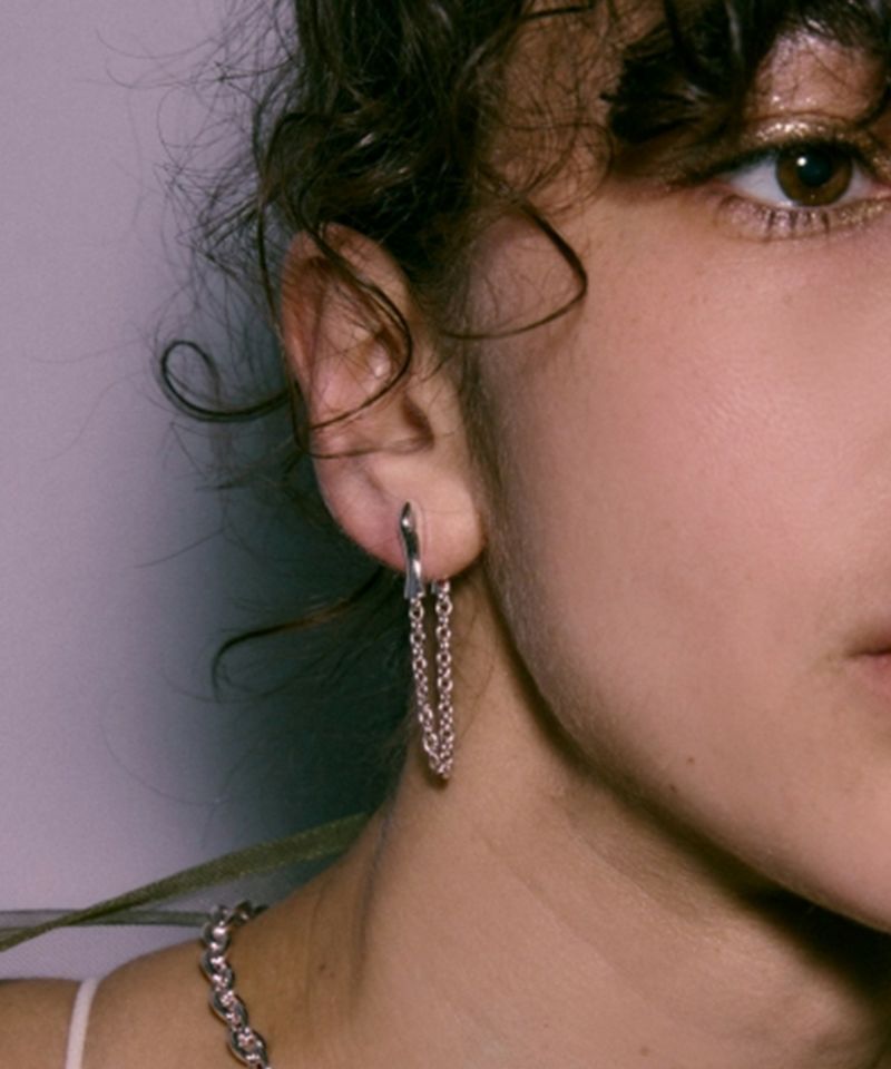 LAPUIS] Nuance chain pierced earrings | CASSELINI ONLINE SHOP