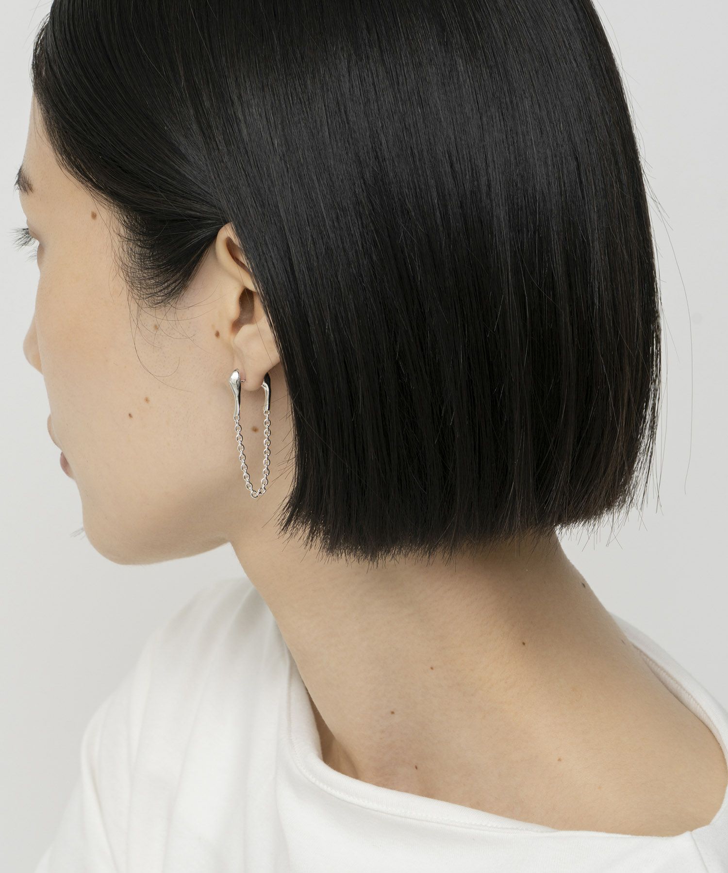 LAPUIS] Nuance chain pierced earrings | CASSELINI ONLINE SHOP