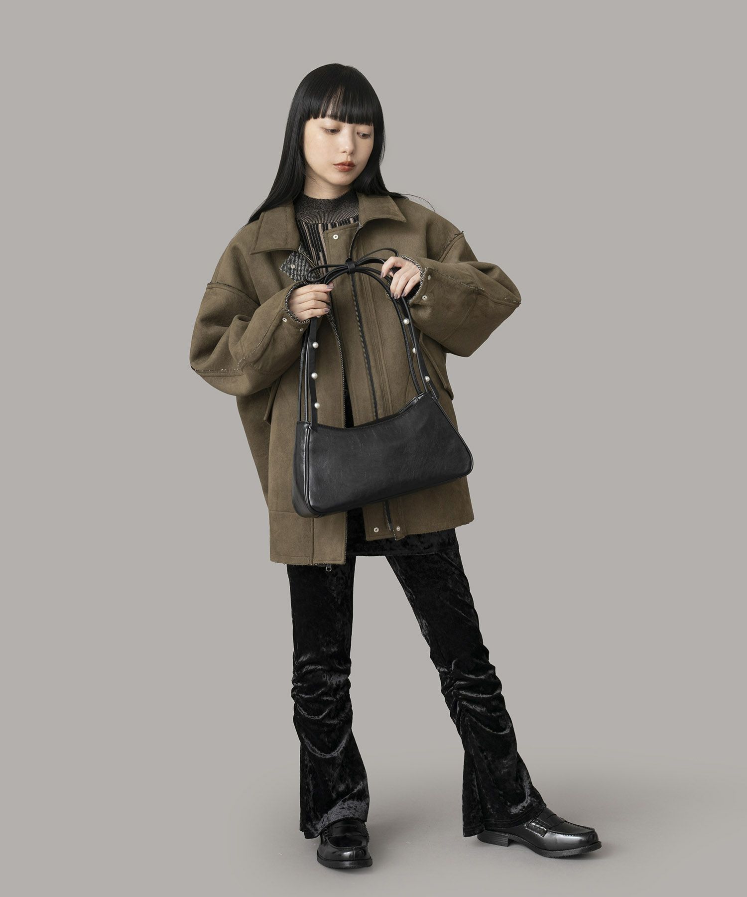Casselini(キャセリーニ)肩リボンエナメルバッグ | CASSELINI ONLINE SHOP