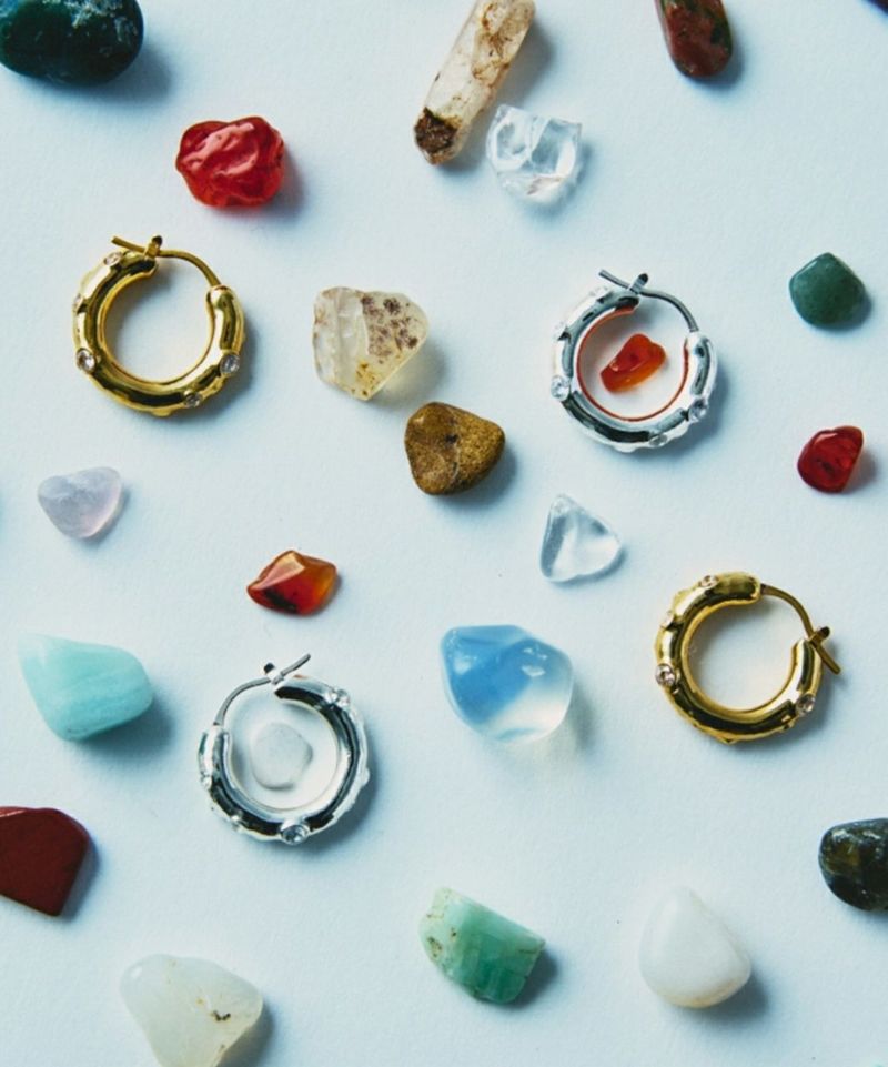 LAPUIS] Garden hoop pierced earrings | CASSELINI ONLINE SHOP