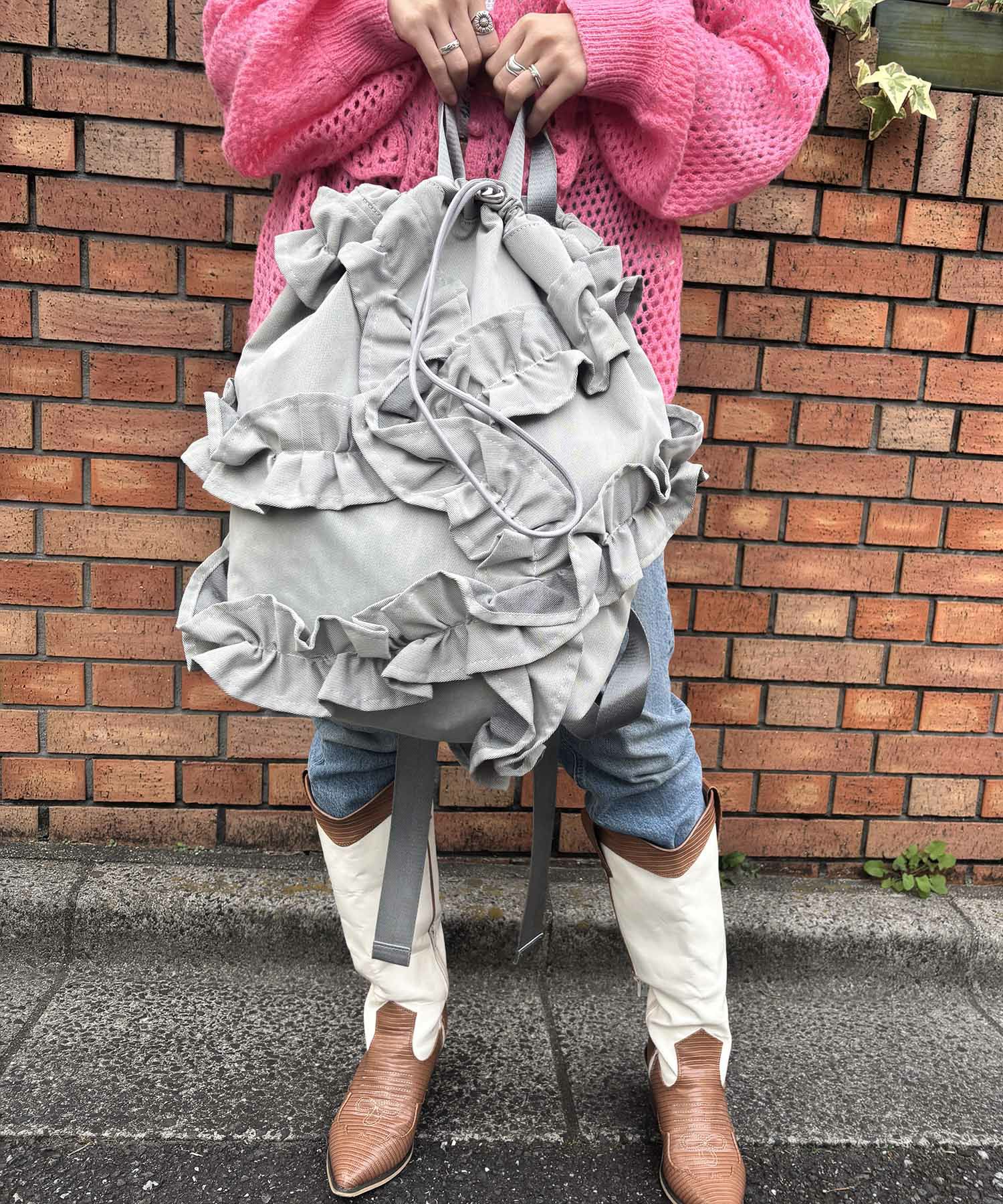 Casselini(キャセリーニ)フリルナップサック | CASSELINI ONLINE SHOP