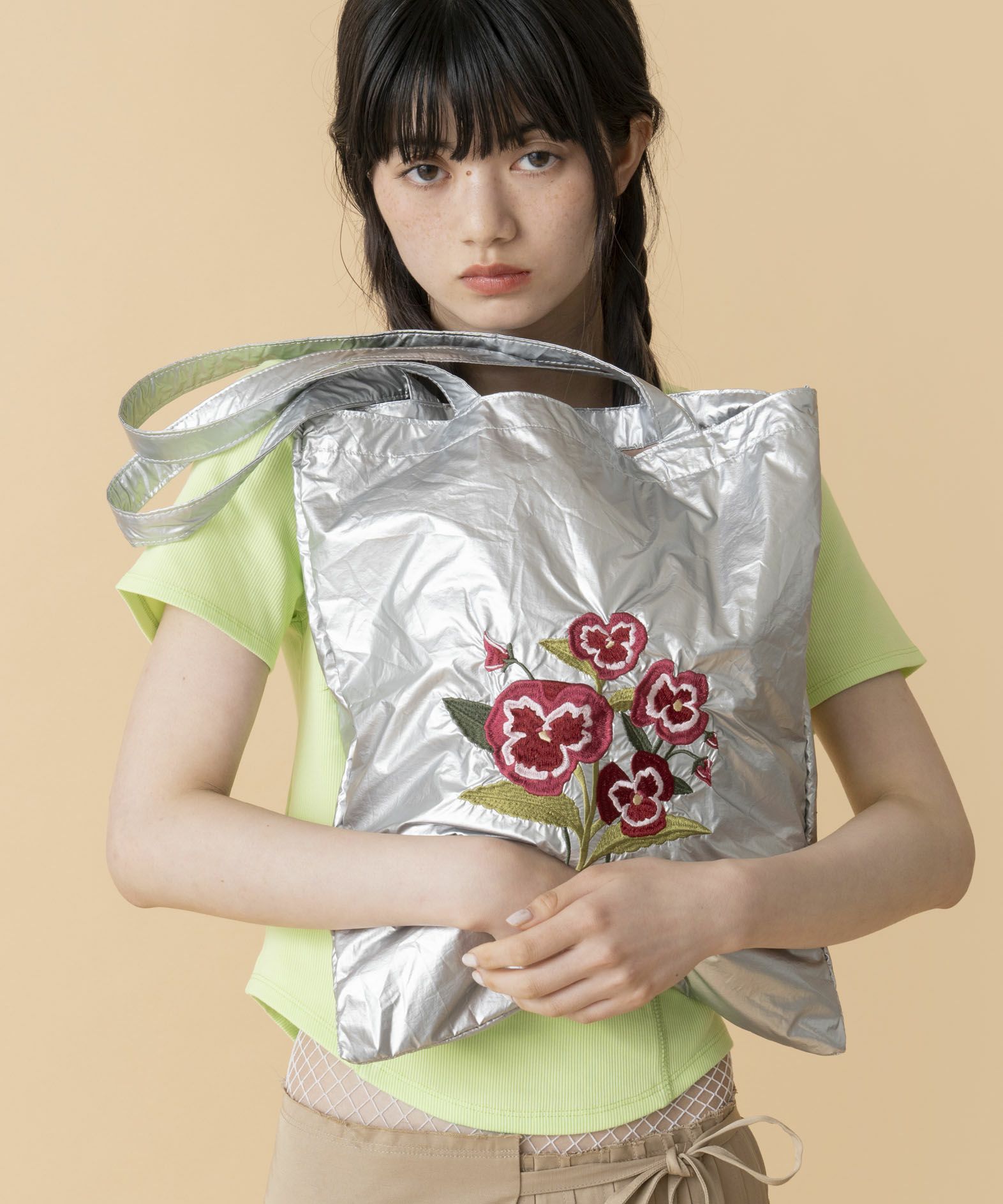 Casselini(キャセリーニ)ナイロンエンブロイダリートート | CASSELINI