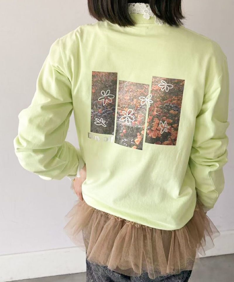 tシャツ Casselini(キャセリーニ)キラキラフォトTシャツ レディース Casselini(キャセリーニ)キラキラフォトTシャツ | CASSELINI