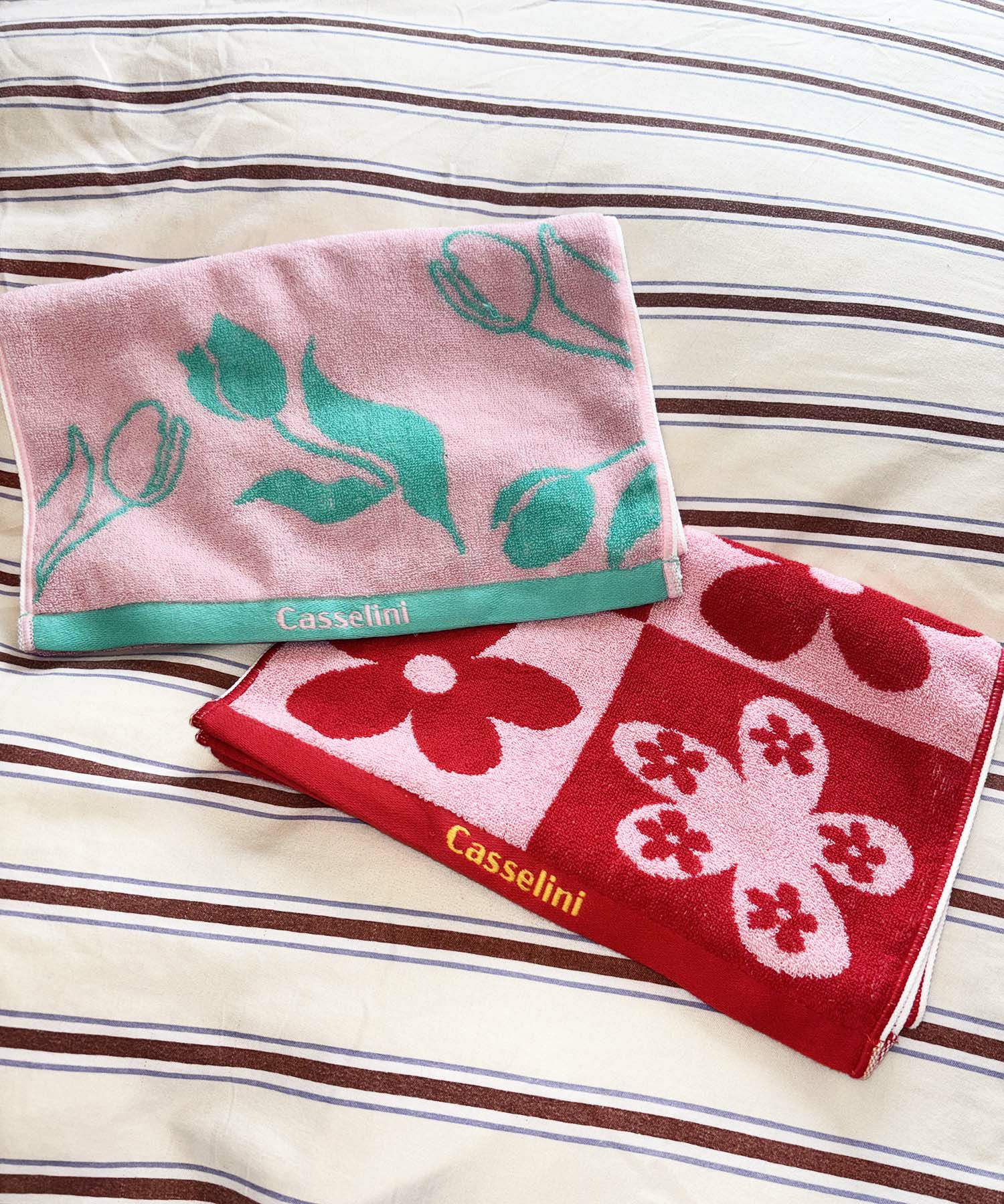 Casselini HOME(キャセリーニ ホーム)フラワージャガードタオル