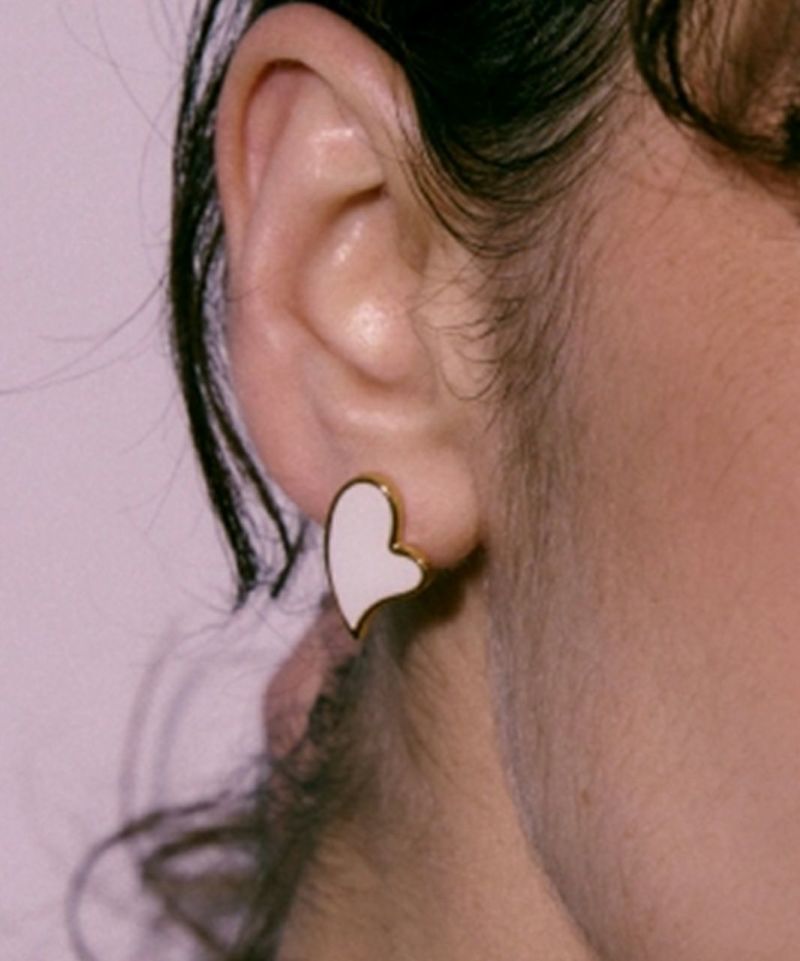 LAPUIS] Amuse heart pierced earrings A | CASSELINI ONLINE SHOP