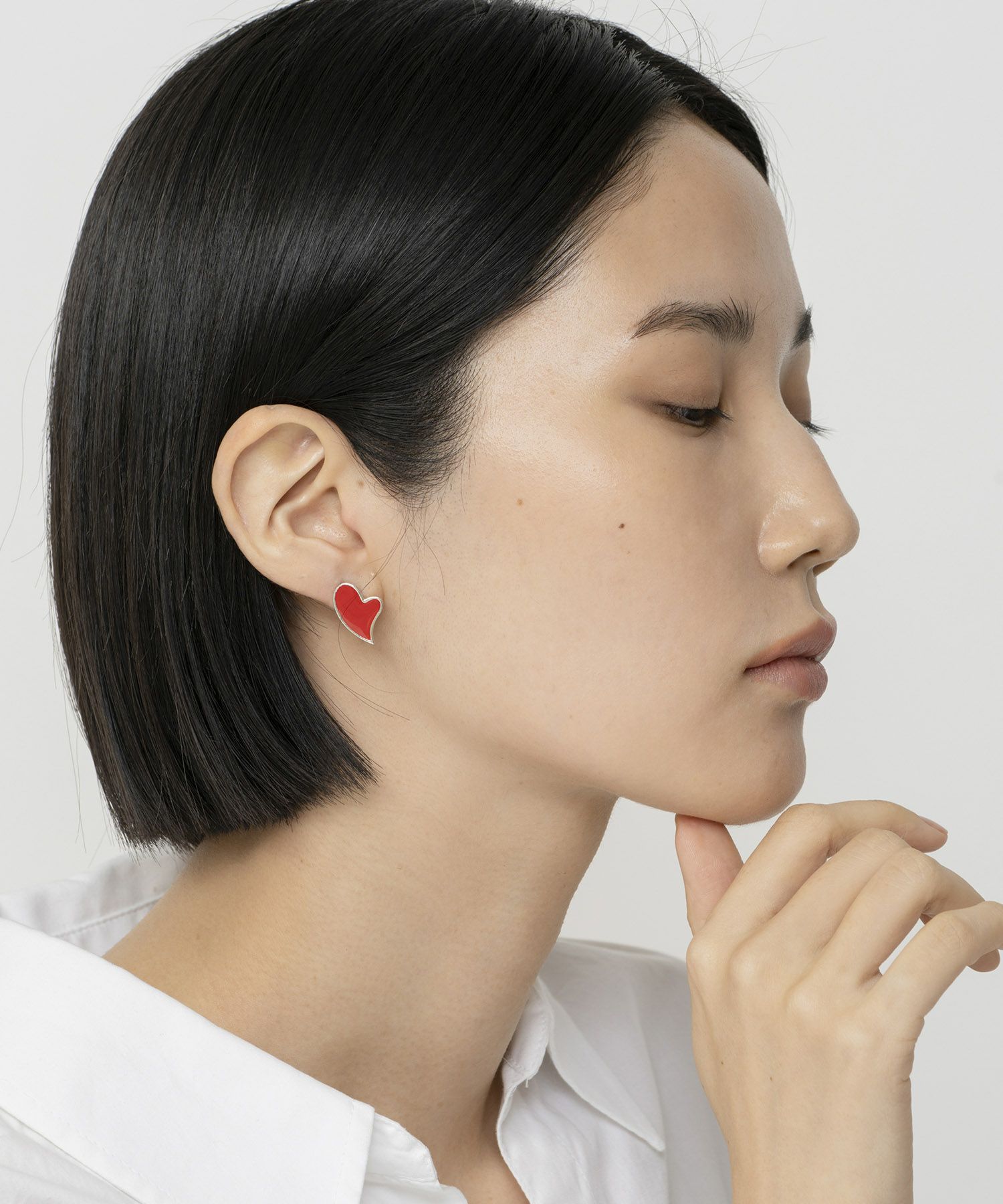 LAPUIS] Amuse heart pierced earrings A | CASSELINI ONLINE SHOP