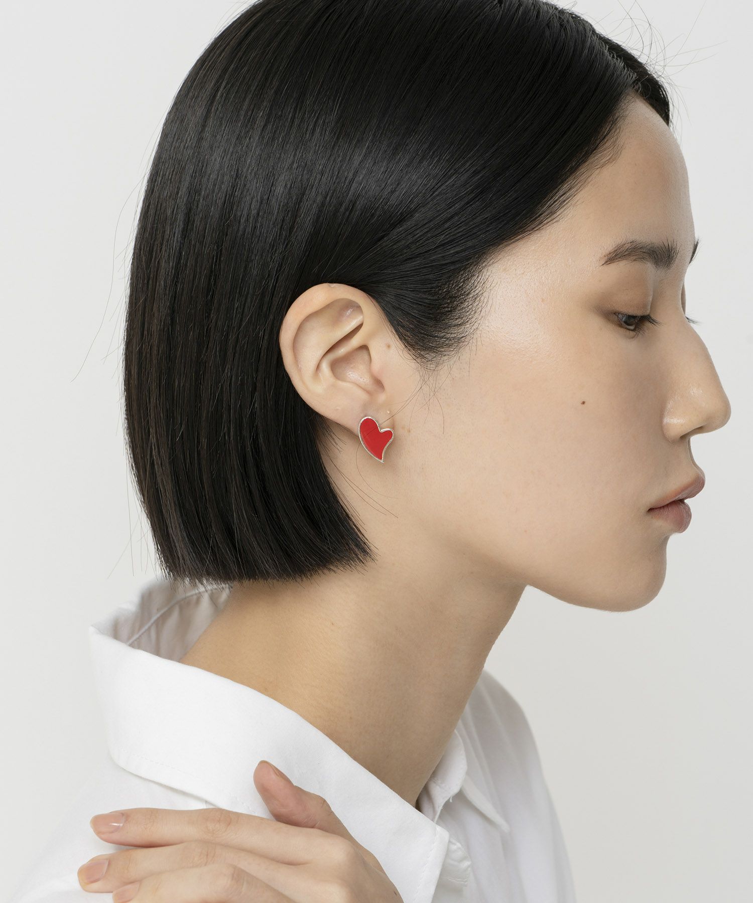 LAPUIS] Amuse heart pierced earrings A | CASSELINI ONLINE SHOP