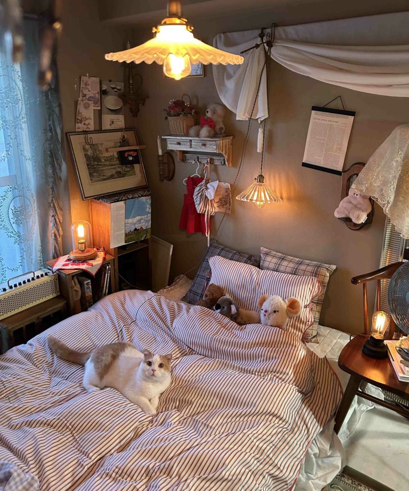 Casselini HOME(キャセリーニ ホーム)ストライプ布団カバーセット