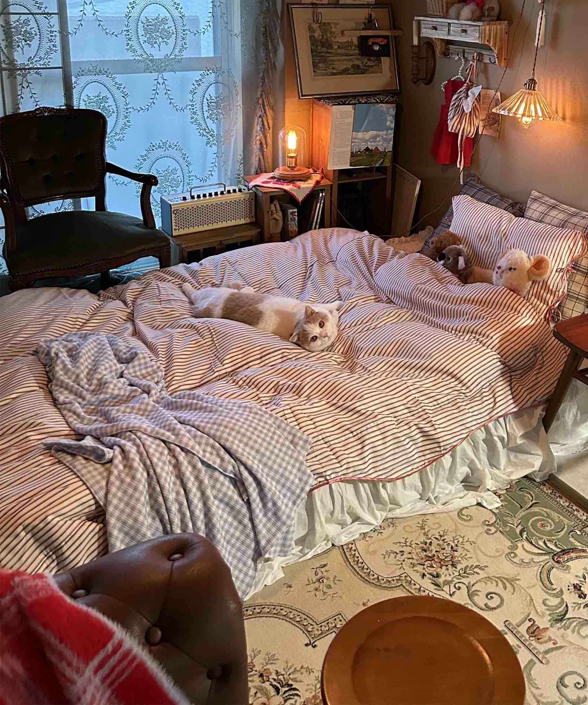 Casselini HOME(キャセリーニ ホーム)ストライプ布団カバーセット