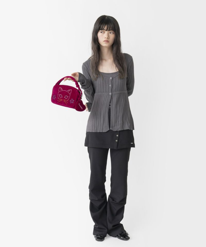 Casselini - 【美品】キャセリーニ ファー チェーンバッグ