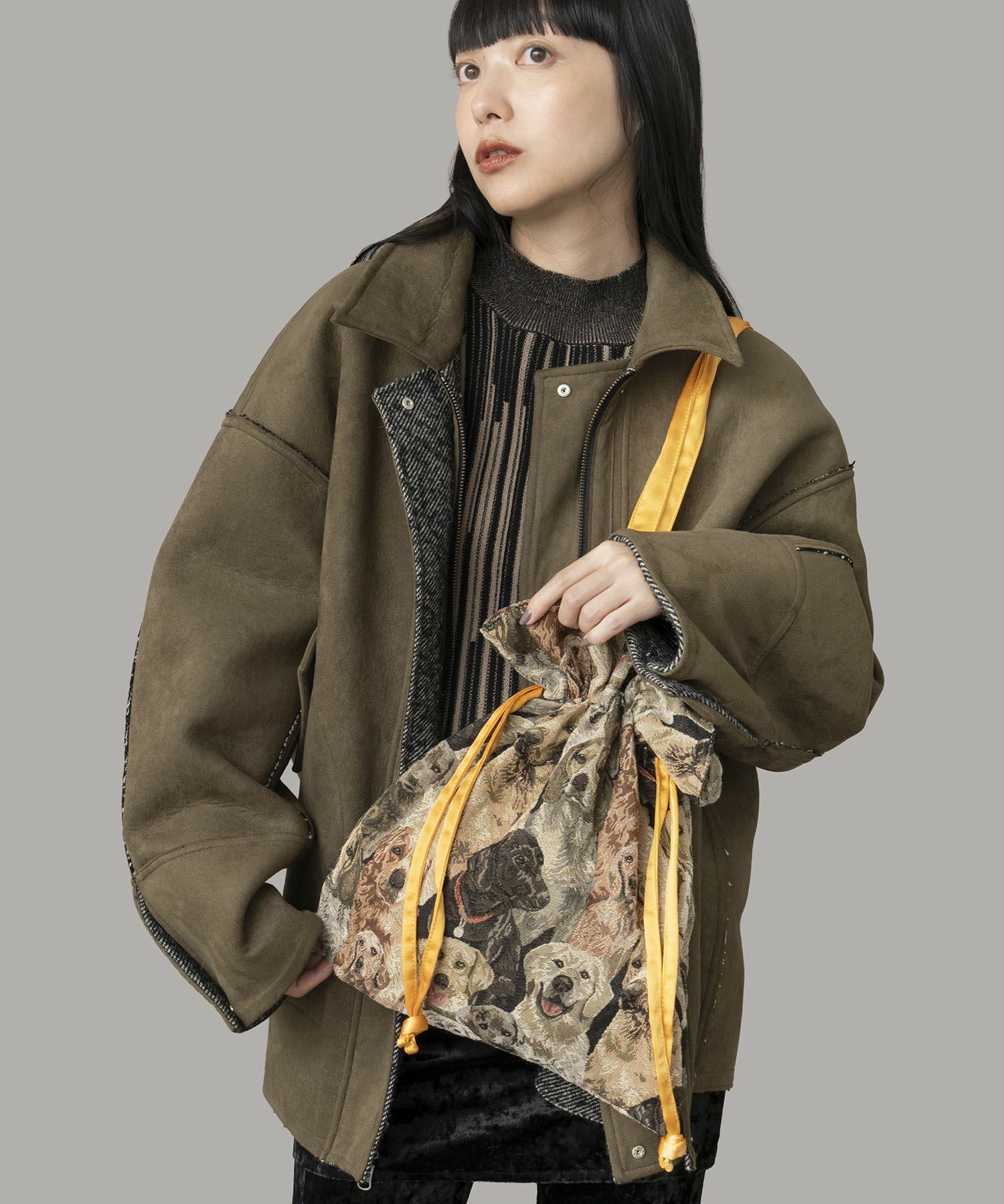Casselini(キャセリーニ)ジャガード巾着トート | CASSELINI ONLINE SHOP