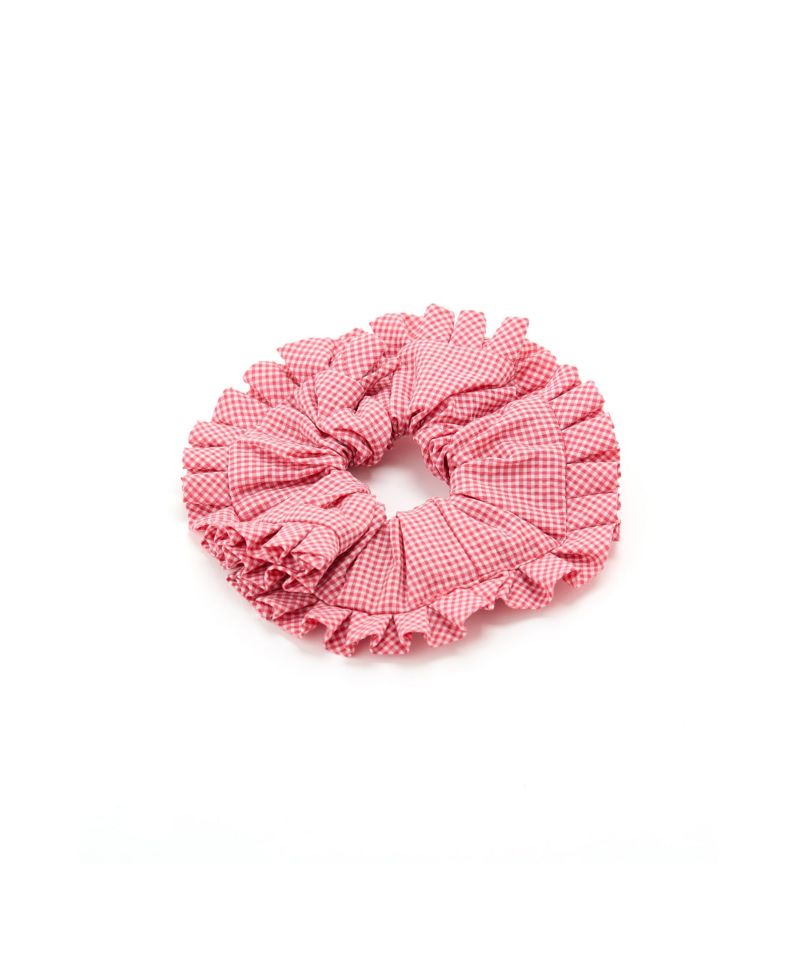 Casselini(キャセリーニ)ギンガムフリルシュシュ | CASSELINI ONLINE SHOP