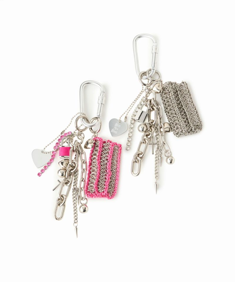 HEY! Mrs ROSE(ヘイ！ミセスローズ)Metal & Chain Charm | CASSELINI