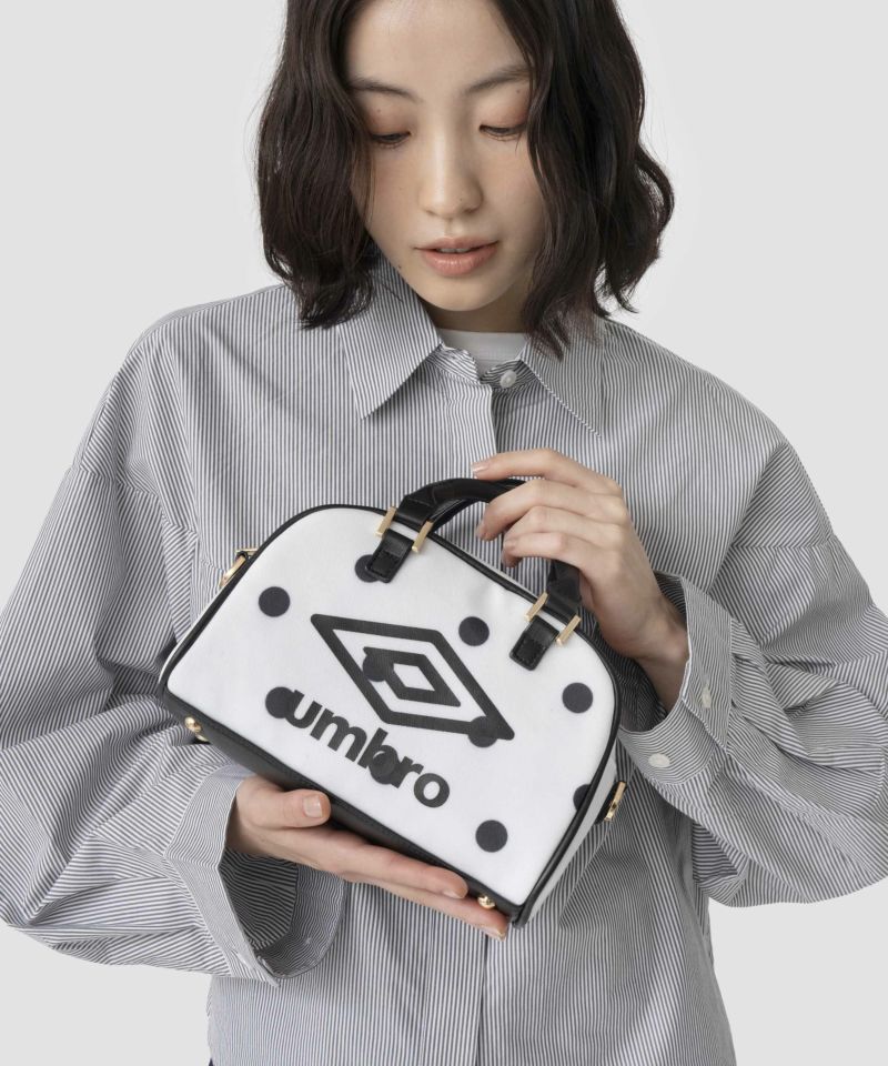 [UMBRO × Casselini] 2WAYプリントミニボストン レッド CASSELINI｜Casselini(キャセリーニ)【UMBRO×Casselini】2WAY