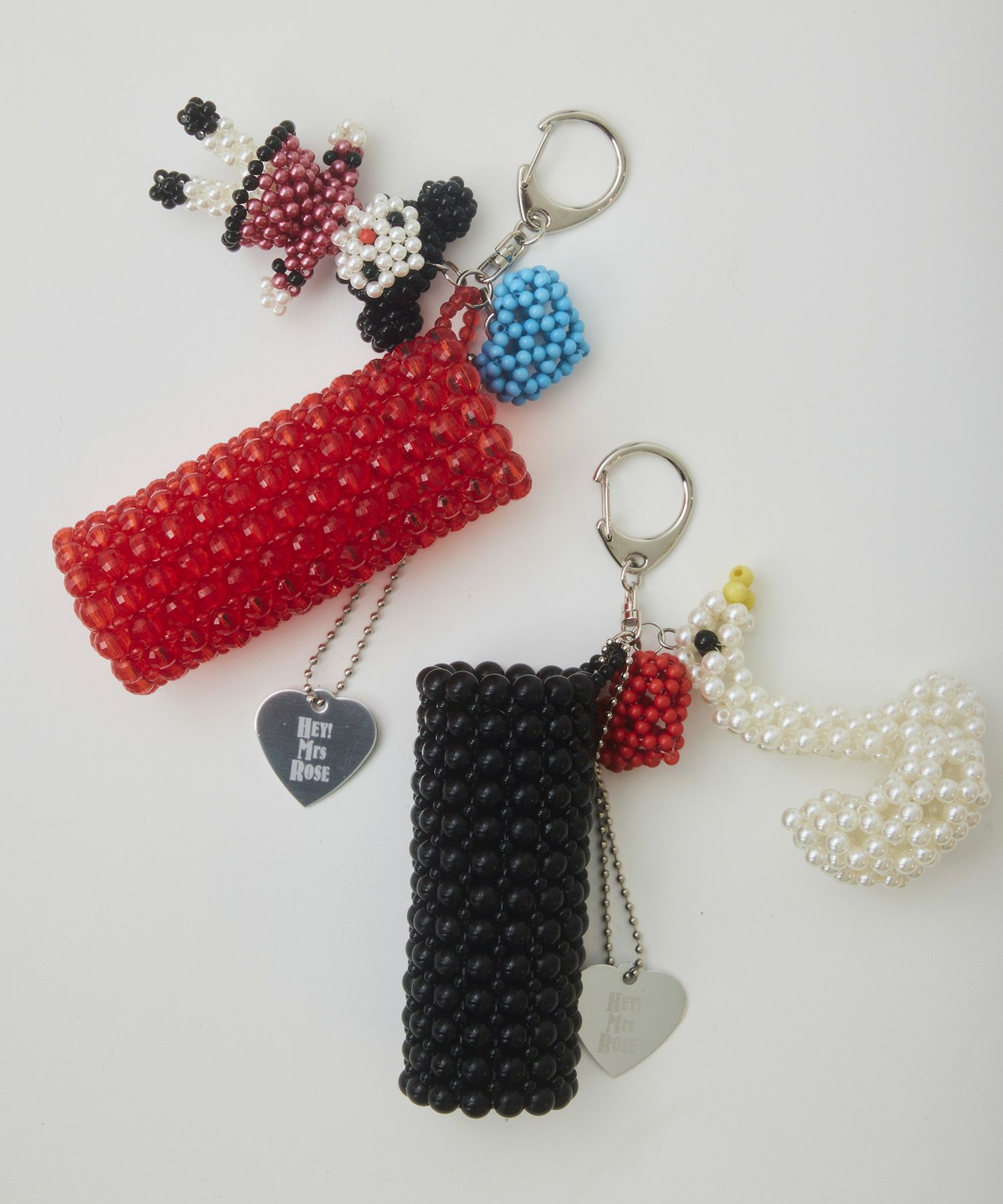 HEY! Mrs ROSE(ヘイ！ミセスローズ)Beads Lip KeyCharm | CASSELINI