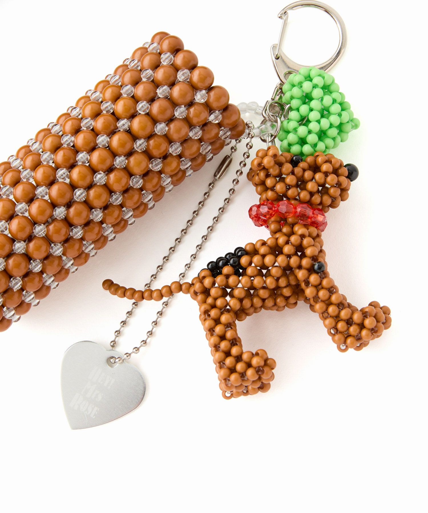 HEY! Mrs ROSE(ヘイ！ミセスローズ)Beads Lip KeyCharm | CASSELINI