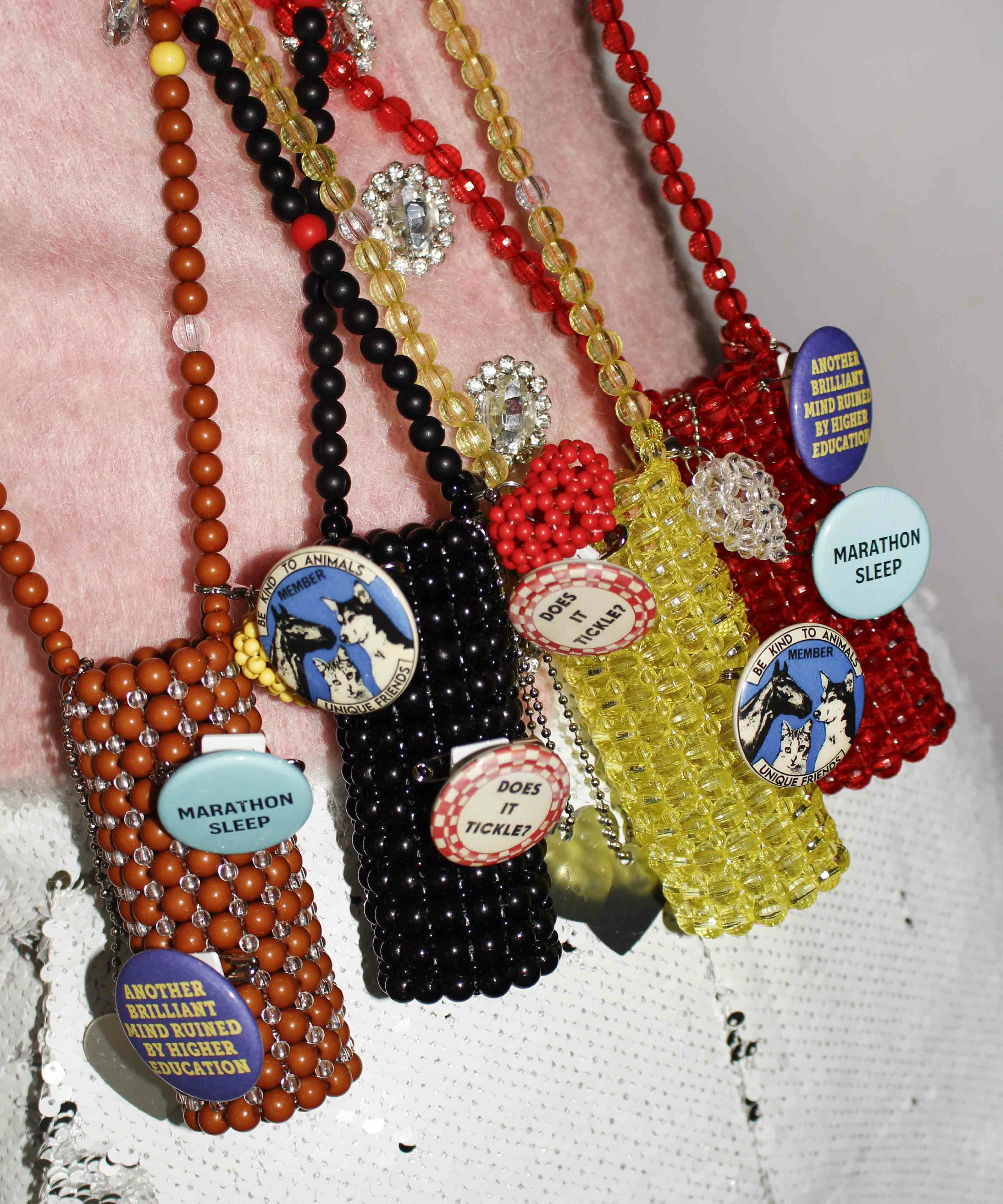 HEY! Mrs ROSE(ヘイ！ミセスローズ)Beads Lip Necklace | CASSELINI