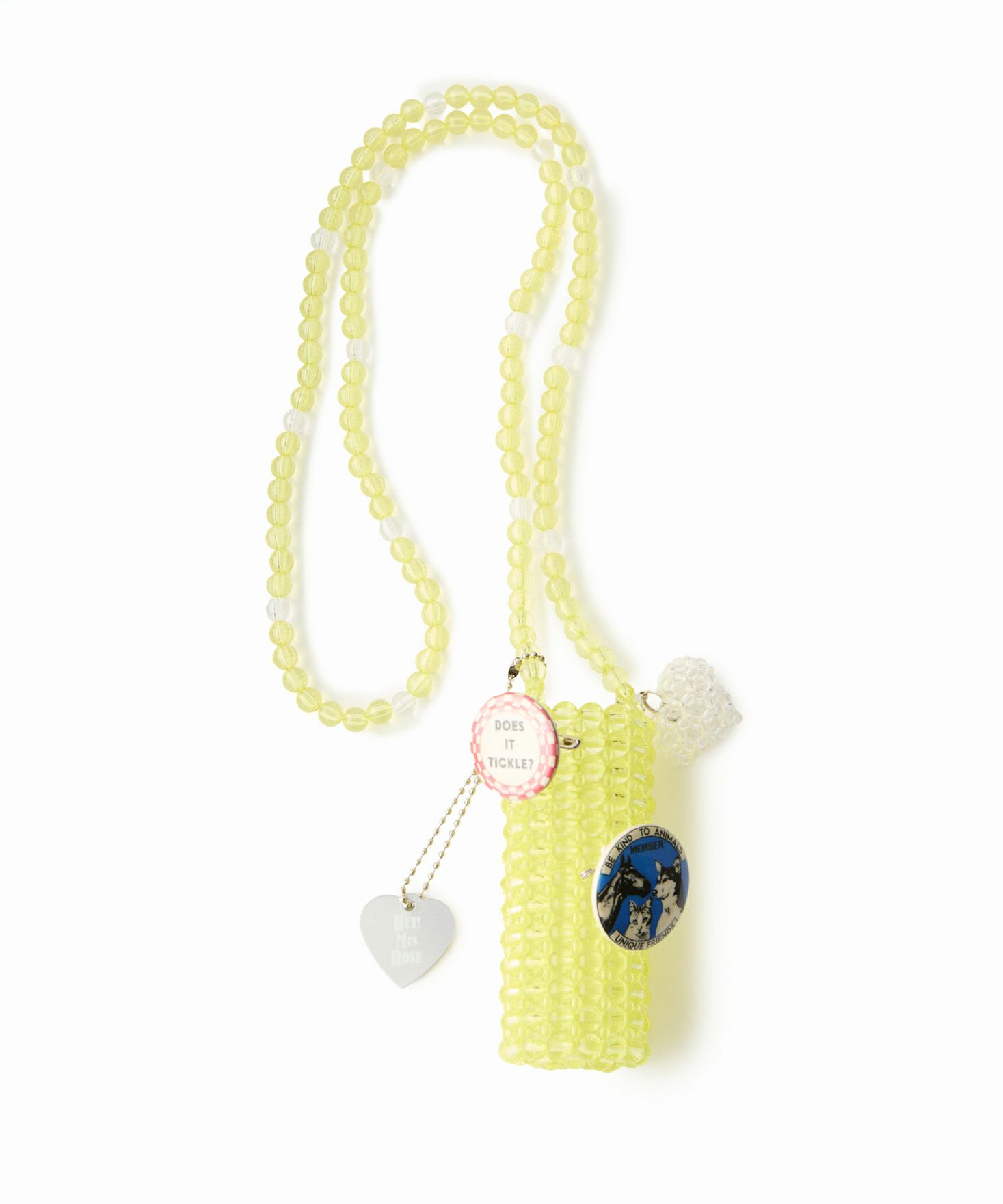 HEY! Mrs ROSE(ヘイ！ミセスローズ)Beads Lip Necklace | CASSELINI