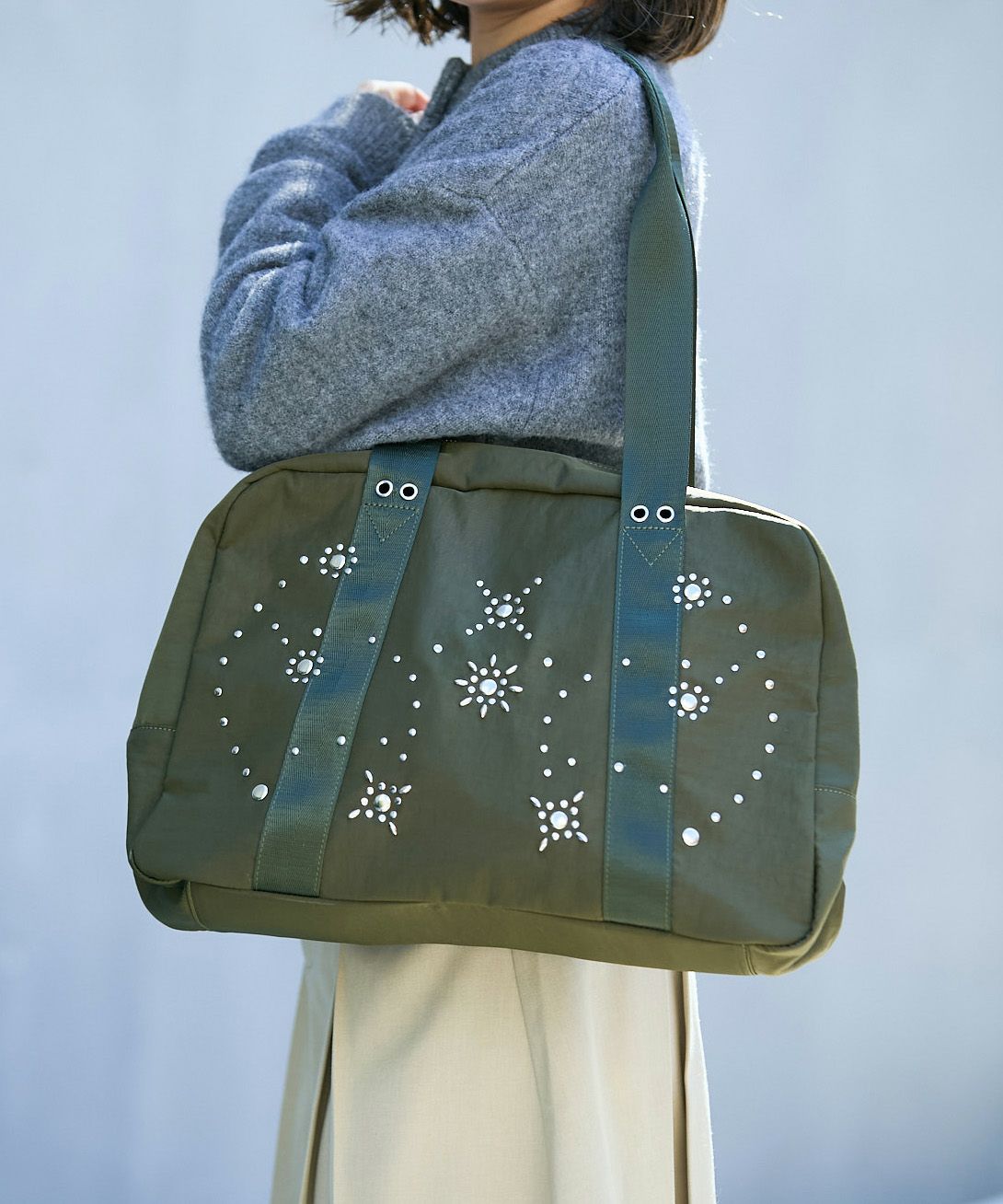 Casselini(キャセリーニ)スタッズバッグ＜1月下旬発送予定