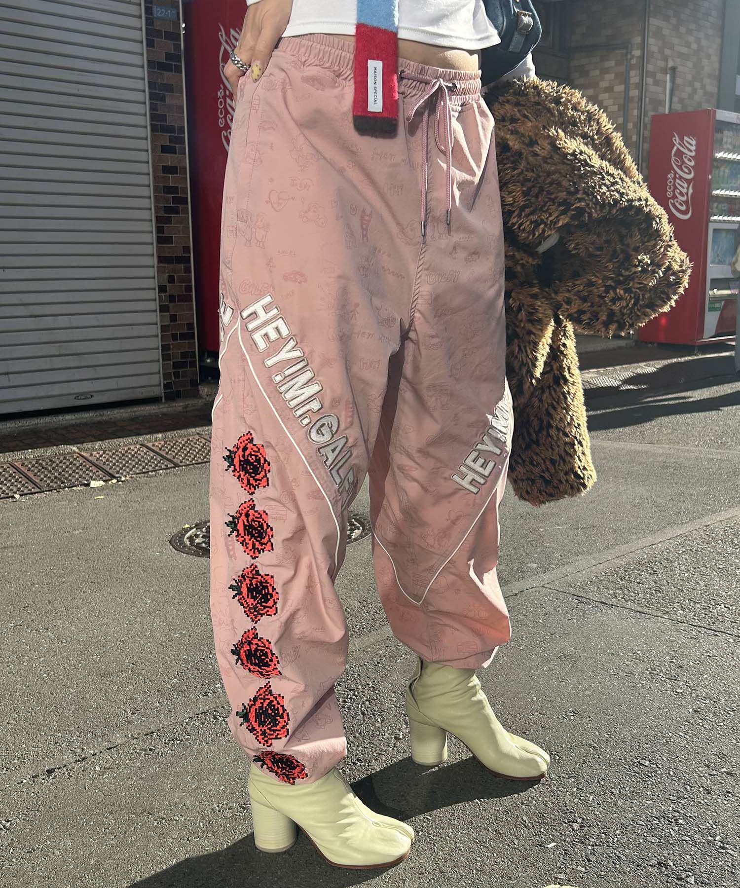 HEY! Mrs ROSE(ヘイ！ミセスローズ)HEY!Mr.GALFY 走り屋トラックパンツ