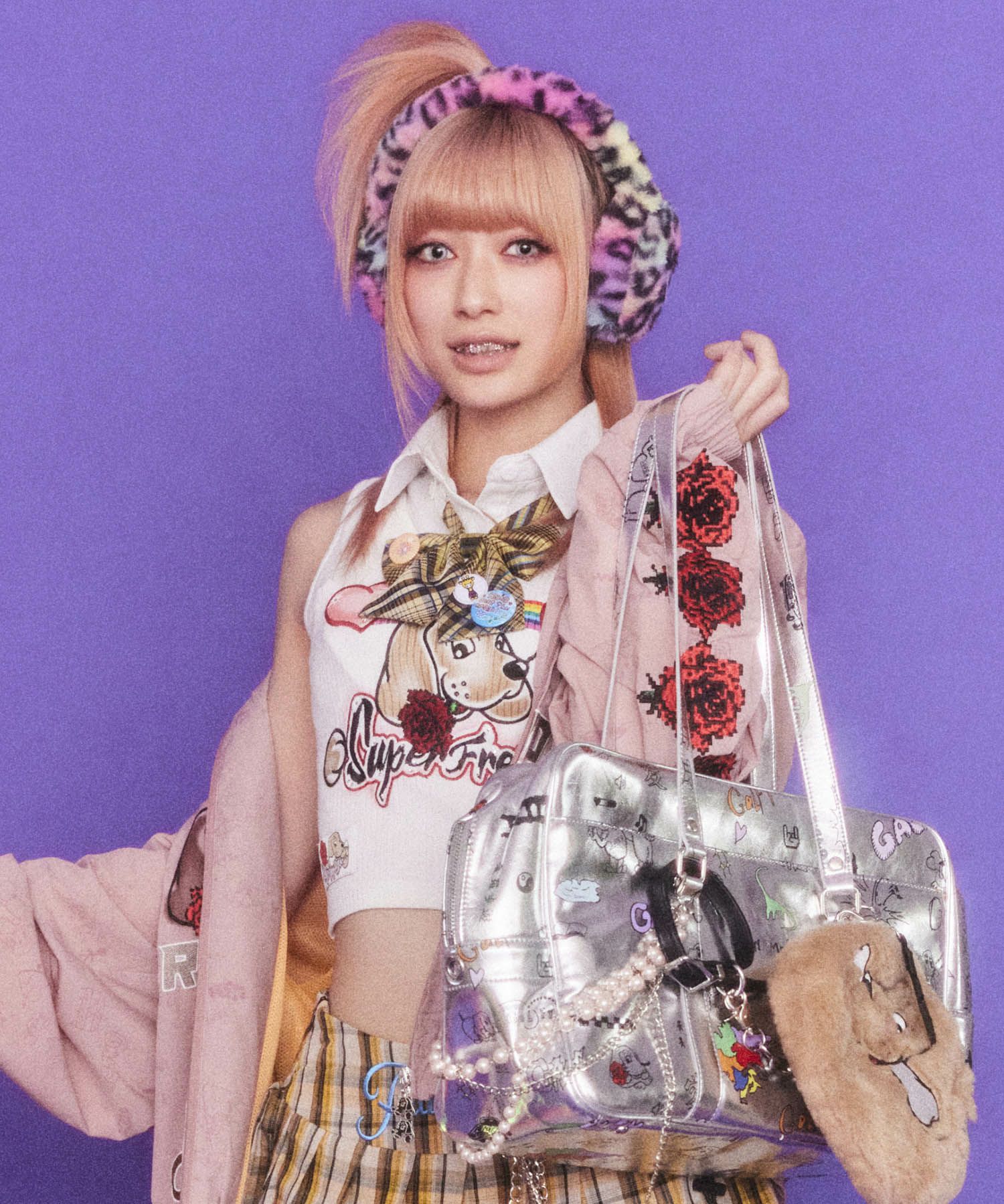 HEY! Mrs ROSE(ヘイ！ミセスローズ)HEY!Mr.GALFY おへそチラチラタンク