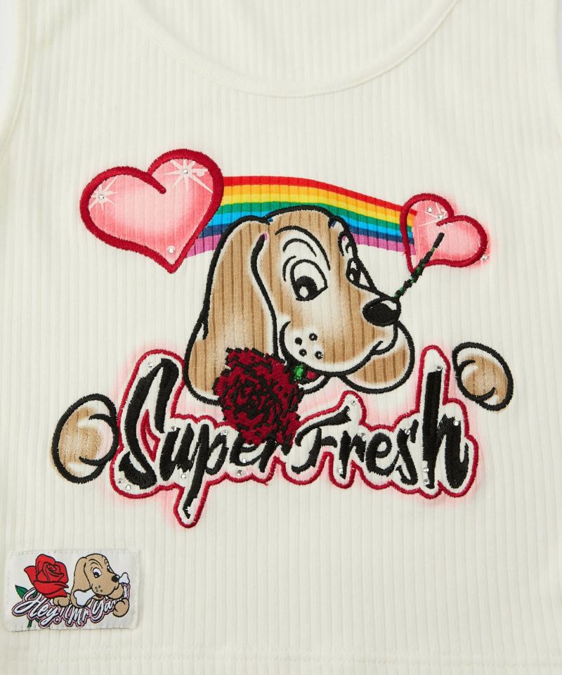 HEY! Mrs ROSE(ヘイ！ミセスローズ)HEY!Mr.GALFY おへそチラチラタンク