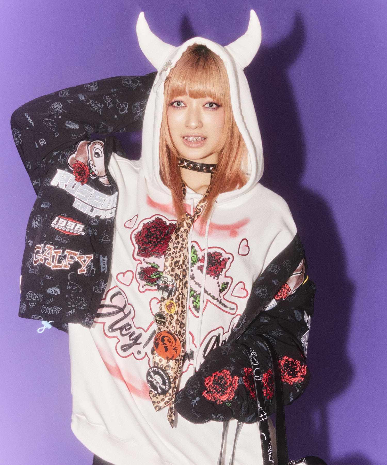 HEY! Mrs ROSE(ヘイ！ミセスローズ)HEY!Mr.GALFY おへそチラチラタンク