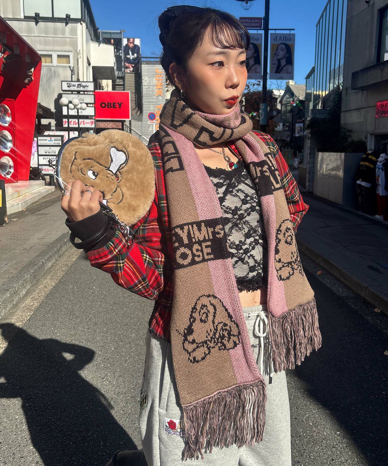 HEY! Mrs ROSE(ヘイ！ミセスローズ)HEY!Mr.GALFY わんわんポーチ