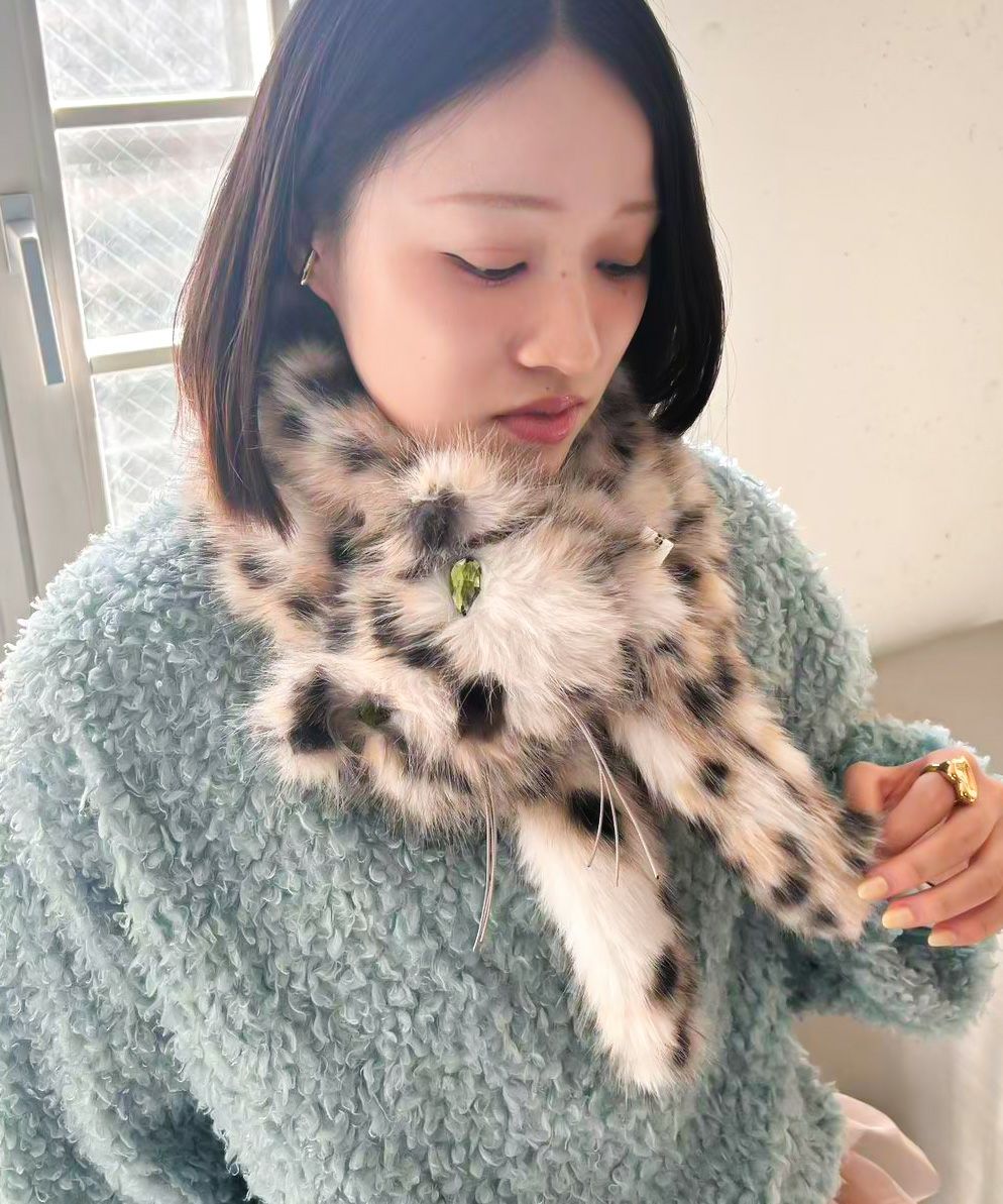 追加生産】Casselini(キャセリーニ)フェイクキャットマフラー＜1月下旬