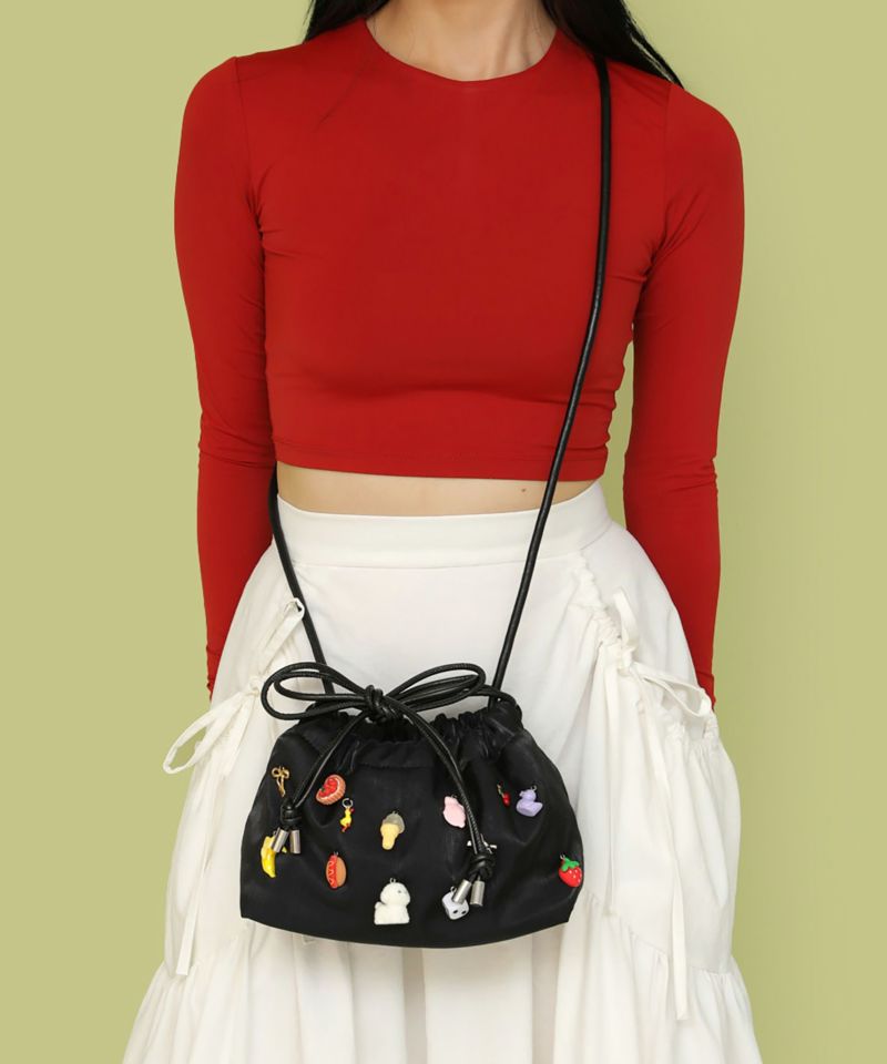 Casselini(キャセリーニ)チャーム付きショルダーバッグ | CASSELINI