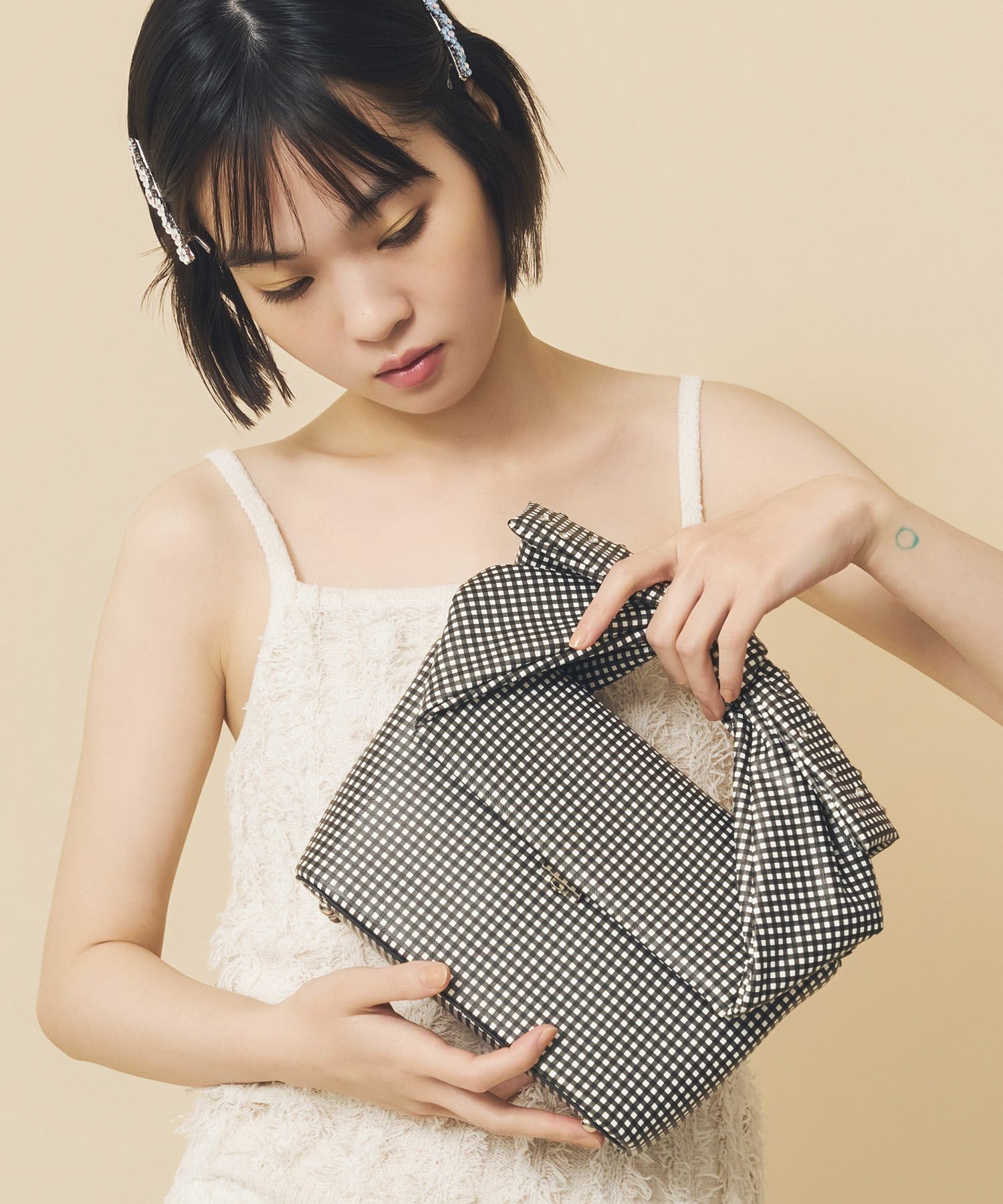 Casselini(キャセリーニ)ラインストーン×BOWバッグ | CASSELINI ONLINE