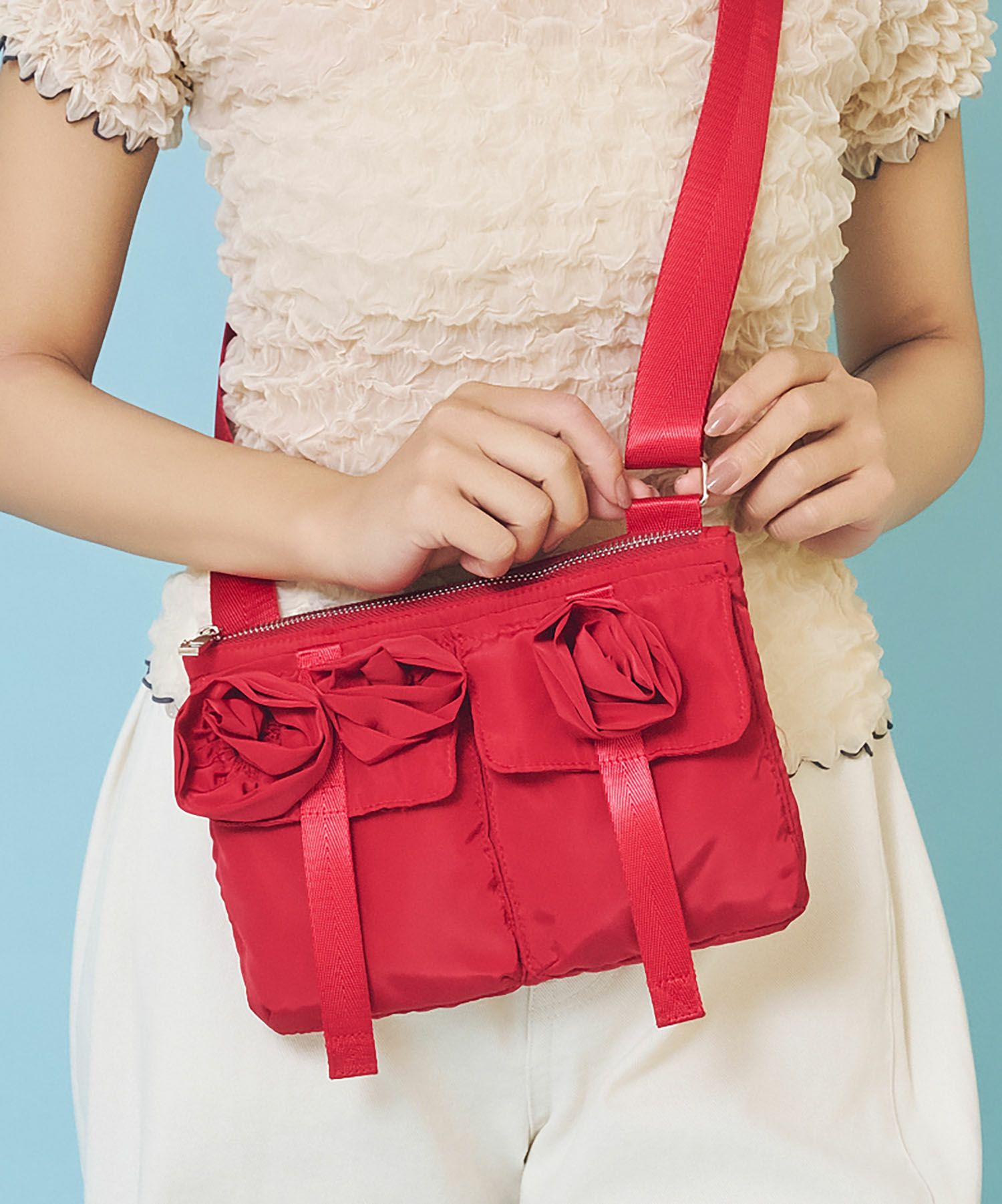 Casselini(キャセリーニ)バラモチーフミニショルダー | CASSELINI