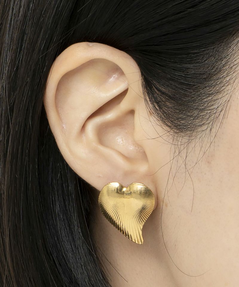 LAPUIS] Heart leaf pierced earrings＜2月上旬発送予定＞ | CASSELINI