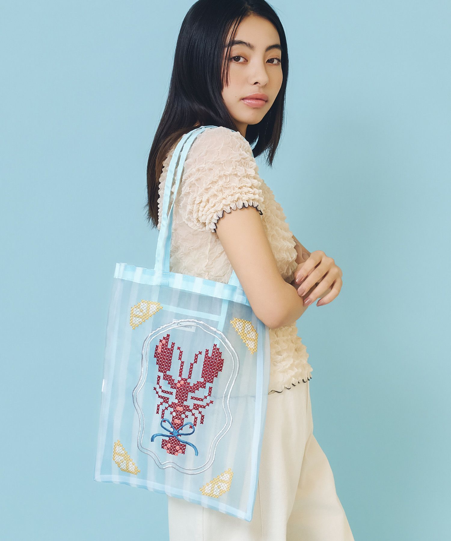 Casselini(キャセリーニ)チュール刺繍トート | CASSELINI ONLINE SHOP