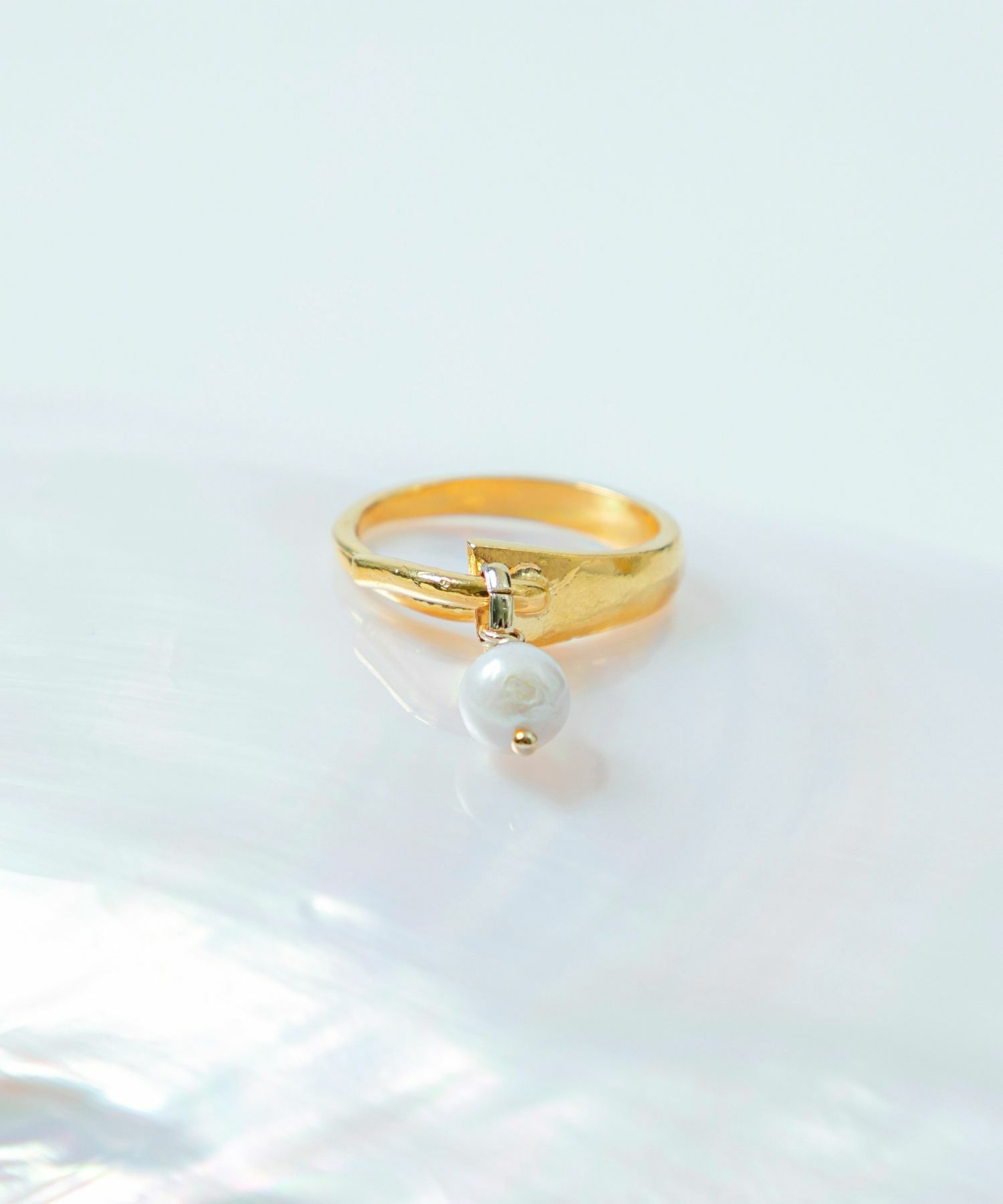 LAPUIS] Pearl hook ring＜3月上旬発送予定＞ | CASSELINI ONLINE SHOP